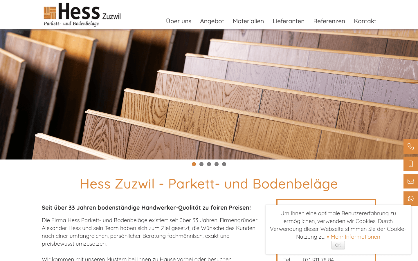 Heute · hess-parkett.ch